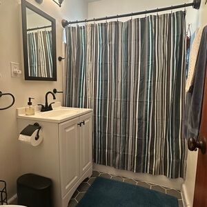 Bundle - Shower Curtain & Bath Matt